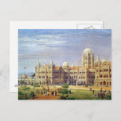 Der britische Raj Great Indian Peninsular Terminus Postkarte (Vorne/Hinten)