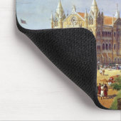 Der britische Raj große indische HalbinselTerminus Mousepad (Ecke)