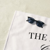 Der Britische Sozialclub Espresso Cocktail Strandtuch (Beispiel)