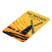 Der Broads Nationalpark England Vintag Magnet (Linke Seite)