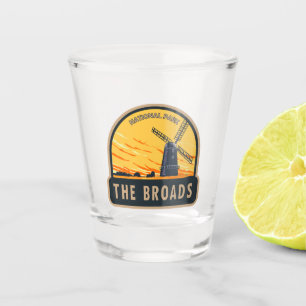 Der Broads Nationalpark England Vintag Schnapsglas