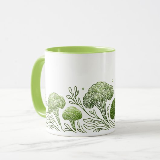 Der Broccoli-Liebhaber Tasse (Vorderseite Links)