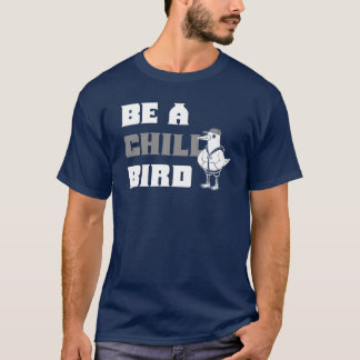 Der Bronx Blue Chill Bird Lustiger Cartoon Seemöwe T-Shirt