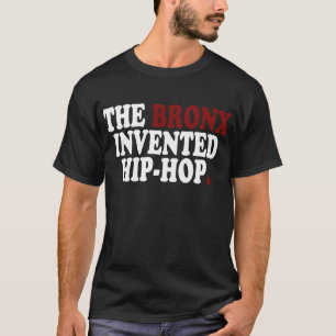 Der BRONX erfand Angesagt-Hopfenschwarzen T - T-Shirt
