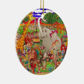 Der bronx-Zoo Uncaged Keramik Ornament (Rechts)