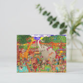 Der Bronx-Zoo wird ungezähmt Postkarte (Stehend Vorderseite)