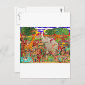 Der Bronx-Zoo wird ungezähmt Postkarte (Vorne/Hinten)