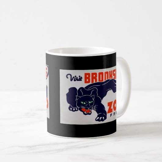 Der Brookfield Zoo Kaffeetasse (VorderseiteRechts)