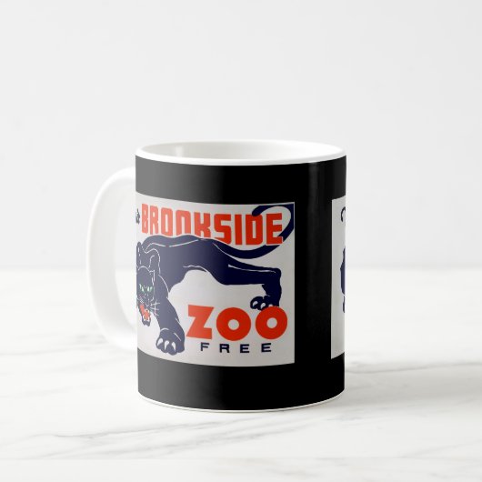 Der Brookfield Zoo Kaffeetasse (Vorderseite Links)
