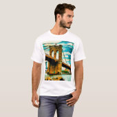 Der Brooklyn Bridge Basic-T - Shirt (Vorne ganz)