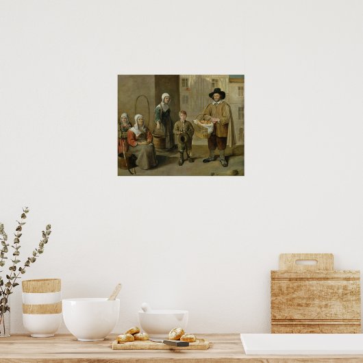 Der Brotseller und die Wasserträger Poster (Küche)