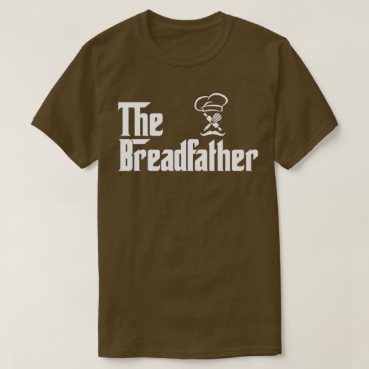 Der Brotvater Funny Baker T-Shirt (Design vorne)