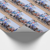 Der Bruch in der Gazelle Geschenkpapier (Ecke)