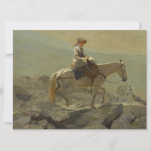 Der Brückenweg, die weißen Berge (Winslow Homer)