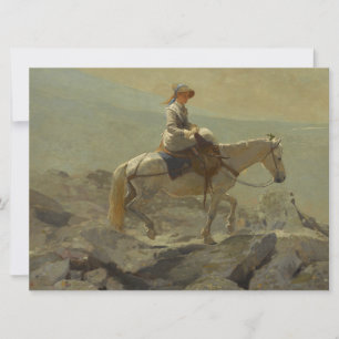 Der Brückenweg, die weißen Berge (Winslow Homer) Karte