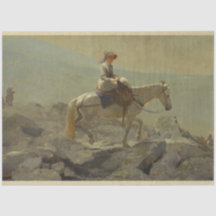 Der Brückenweg, die weißen Berge (Winslow Homer)