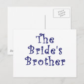 Der Bruder der Briden Postkarte (Vorne/Hinten)