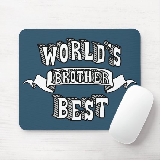 Der Bruder-Typografie-Text Mousepad der Welt (Mit Mouse)