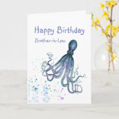 Der Bruderschaft der Geburt könnte Sie umarmen Karte (Gelbe Blume)