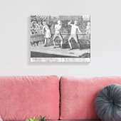 Der Bruiser Bruis'd, oder die Wissenden Leinwanddruck (Insitu (Wohnzimmer))