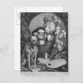 Der Bruiser Charles Churchill, einst der Postkarte (Vorne/Hinten)