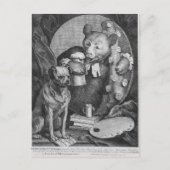 Der Bruiser Charles Churchill, einst der Postkarte (Vorderseite)