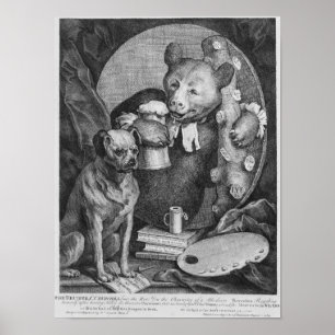 Der Bruiser Charles Churchill, sobald Poster