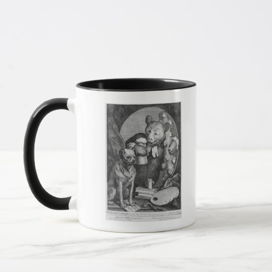 Der Bruiser Charles Churchill, sobald Tasse (Links)