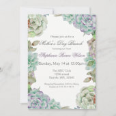 Der Brunch der Mutter lädt zu einer erfrischenden Einladung (Vorderseite)