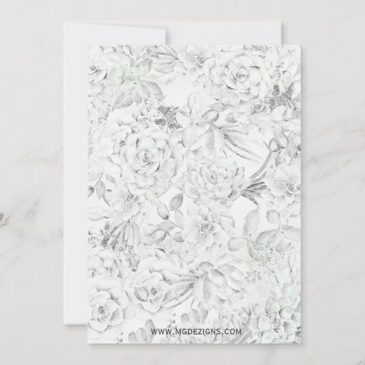 Der Brunch der Mutter lädt zu einer erfrischenden Einladung (Rückseite)