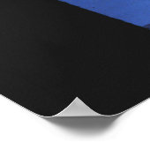 Der Brunnen der drei Delphine Poster (Ecke)