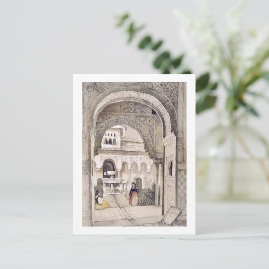 Der Brunnen der Löwen aus der Halle der Ab Postkarte (Stehend Vorderseite)