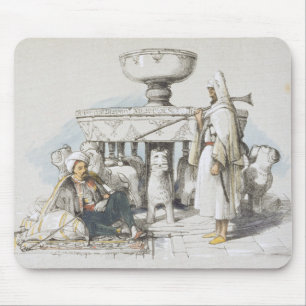 Der Brunnen der Löwen, Vignette 'von den Skizzen Mousepad