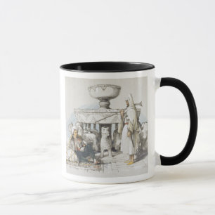 Der Brunnen der Löwen, Vignette 'von den Skizzen Tasse