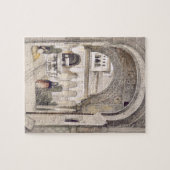 Der Brunnen der Löwen, vom Hall der AB Puzzle (Horizontal)