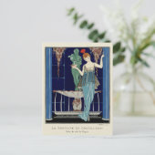 Der Brunnen der Muschel von George Barbier Postkarte (Stehend Vorderseite)