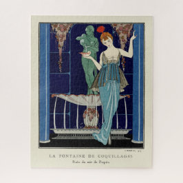 Der Brunnen der Muschel von George Barbier Puzzle