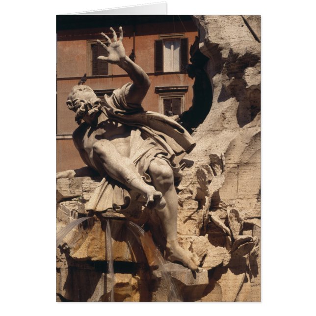 Der Brunnen der vier Flüsse (Vorne)