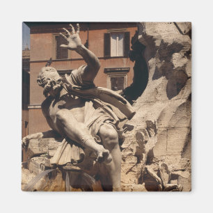 Der Brunnen der vier Flüsse Magnet