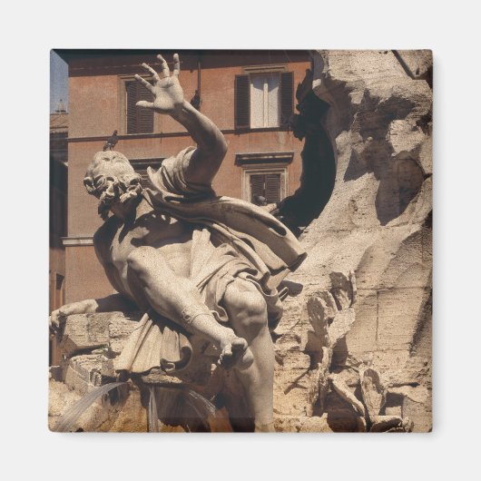 Der Brunnen der vier Flüsse Magnet (Vorne)