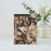 Der Brunnen der vier Flüsse Postkarte (Stehend Vorderseite)