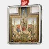 Der Brunnen des Lebens Silbernes Ornament (Links)