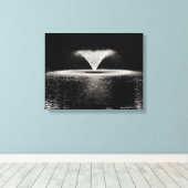 Der Brunnen Leinwanddruck (Insitu (Holzboden))