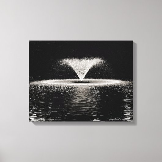 Der Brunnen Leinwanddruck (Vorderseite)