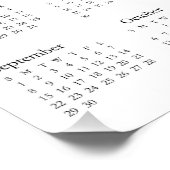 Der brutalste Macho 2024. Kalender Poster (Ecke)