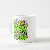 der bste papa aller zeiten graffiti 6 kaffeetasse (Vorderseite Links)