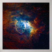 Der Bubble-Nebel NGC 7635 Sharpless 162 Poster (Vorne)
