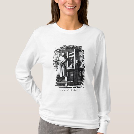 Der Buch-Drucker T-Shirt (Vorderseite)