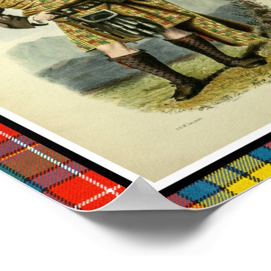 Der Buchanan Clansman Poster (Ecke)