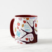 Der Buchblattbaum Tasse (Vorderseite Links)